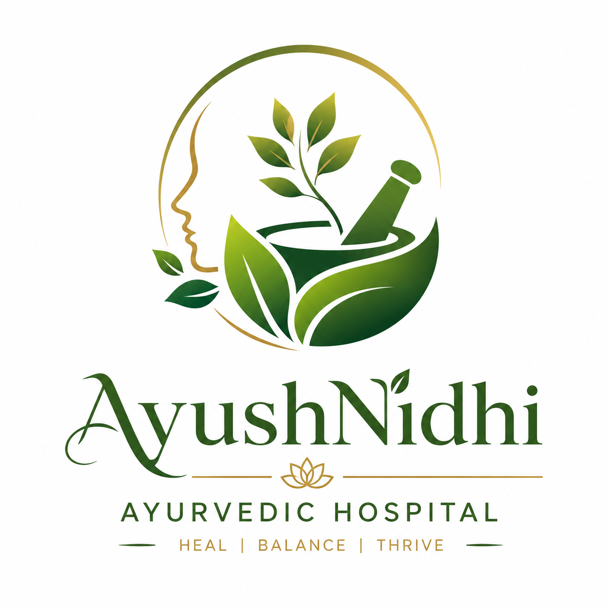 AyushNidhi Ayurveda Hospital Logo